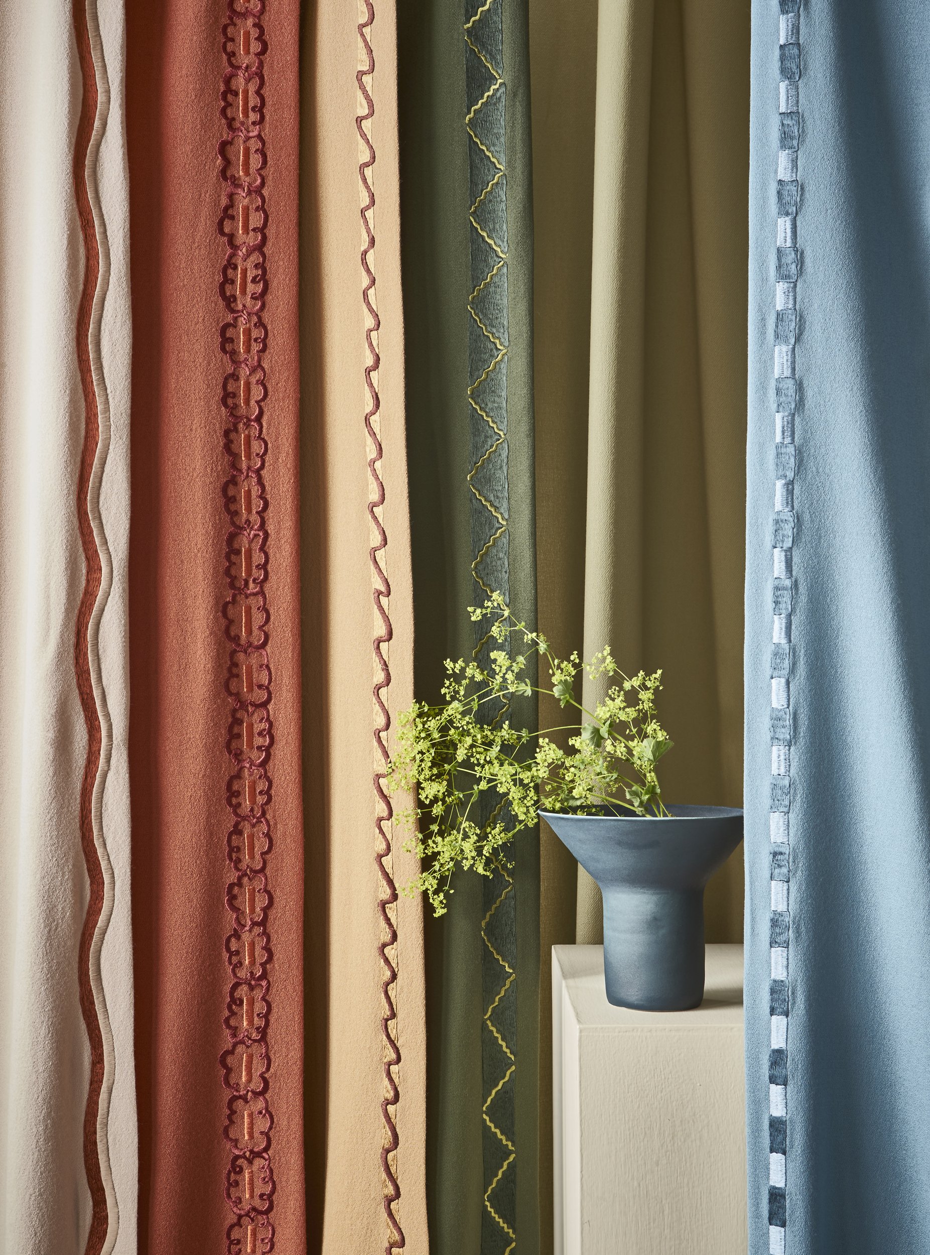 Abigail Fern - Sheer Cotton Madras — Imogen Heath Interiors
